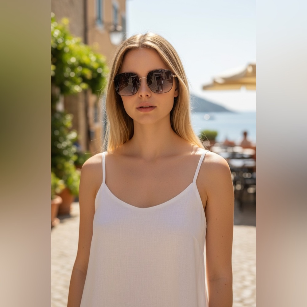 Kenneth Cole Black Square Sunglasses - Picture 2 of 8